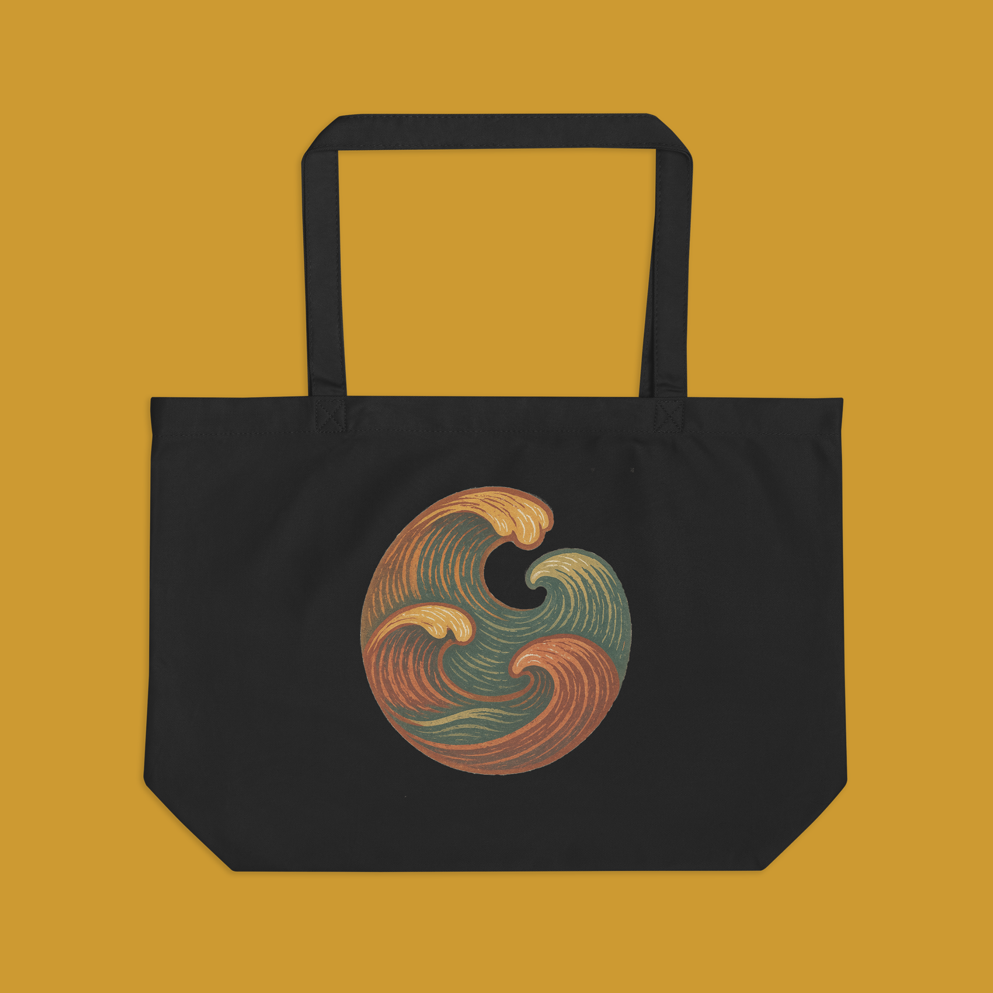 FLUXO large organic tote bag