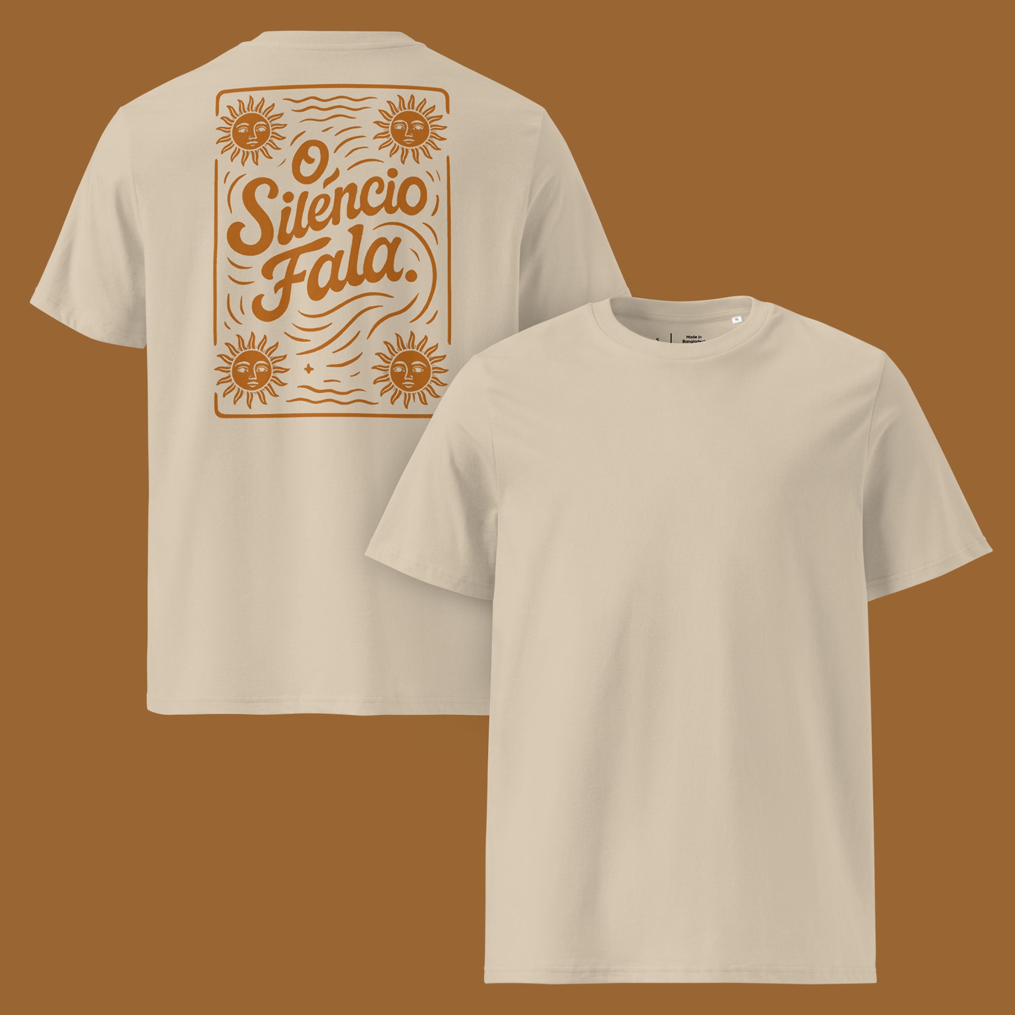 SILÊNCIO organic cotton t-shirt