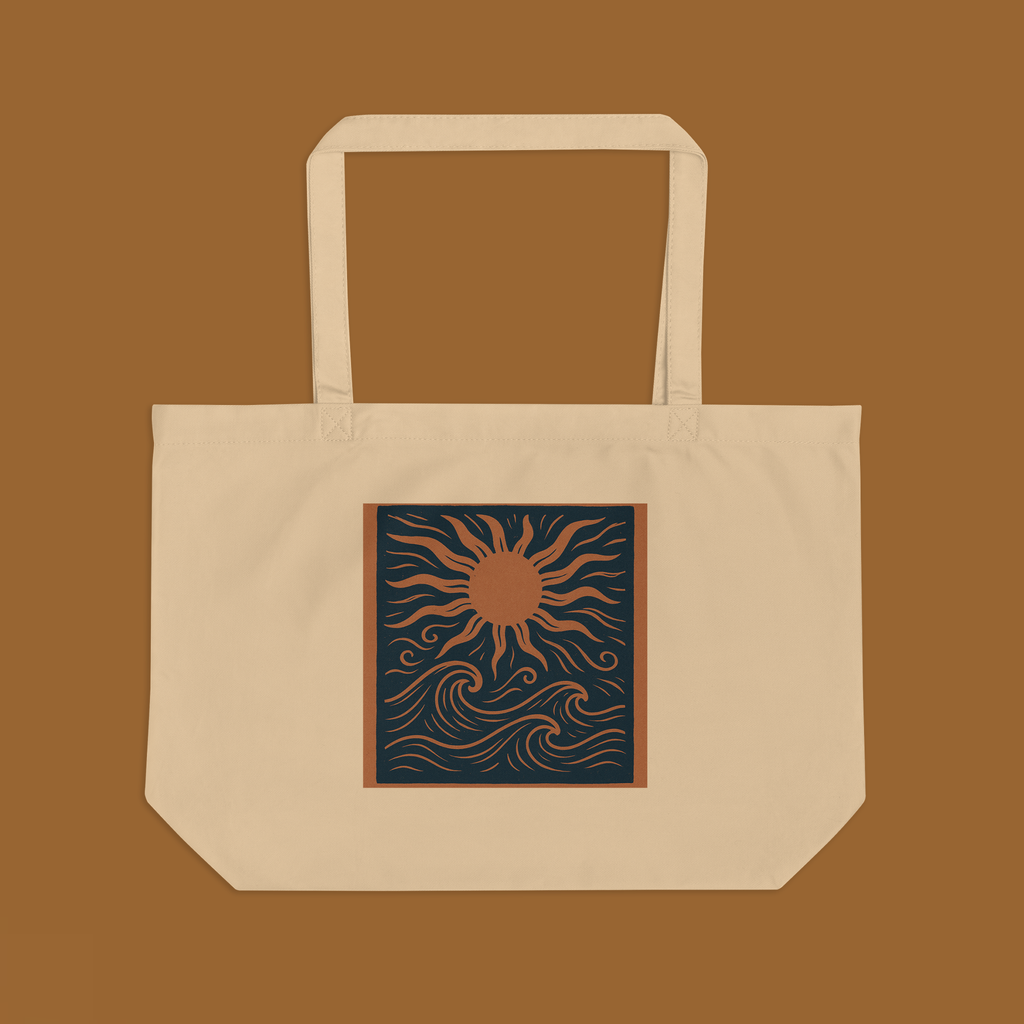 SOL large organic tote bag